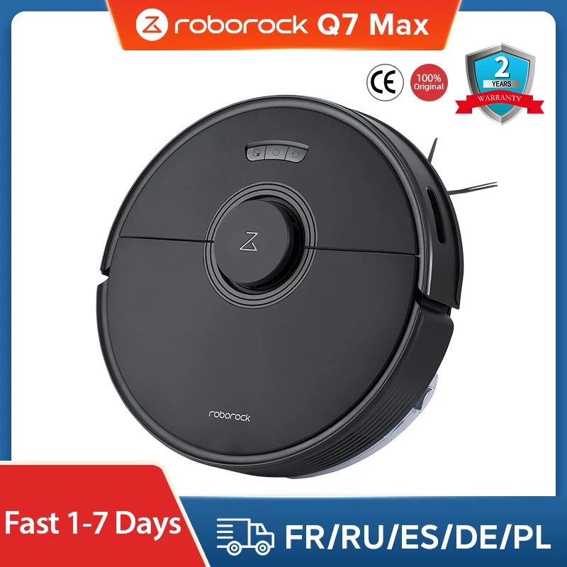 【 4 Options 】Roborock Q7 MAX & Q7 MAX + Plus Robot Vacuum cleaner Auto Empty Dock Upgrade for S5 max 4200pa Powerful Suction