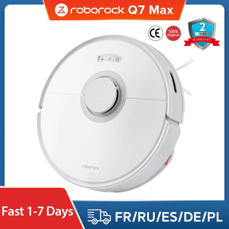 【 4 Options 】Roborock Q7 MAX & Q7 MAX + Plus Robot Vacuum cleaner Auto Empty Dock Upgrade for S5 max 4200pa Powerful Suction