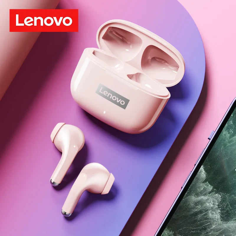 Lenovo LP40 Pro TWS Bluetooth 5.1 Quick Connect Earphones Ergonomic Design Headphones Powerful Transmission Speed Headset