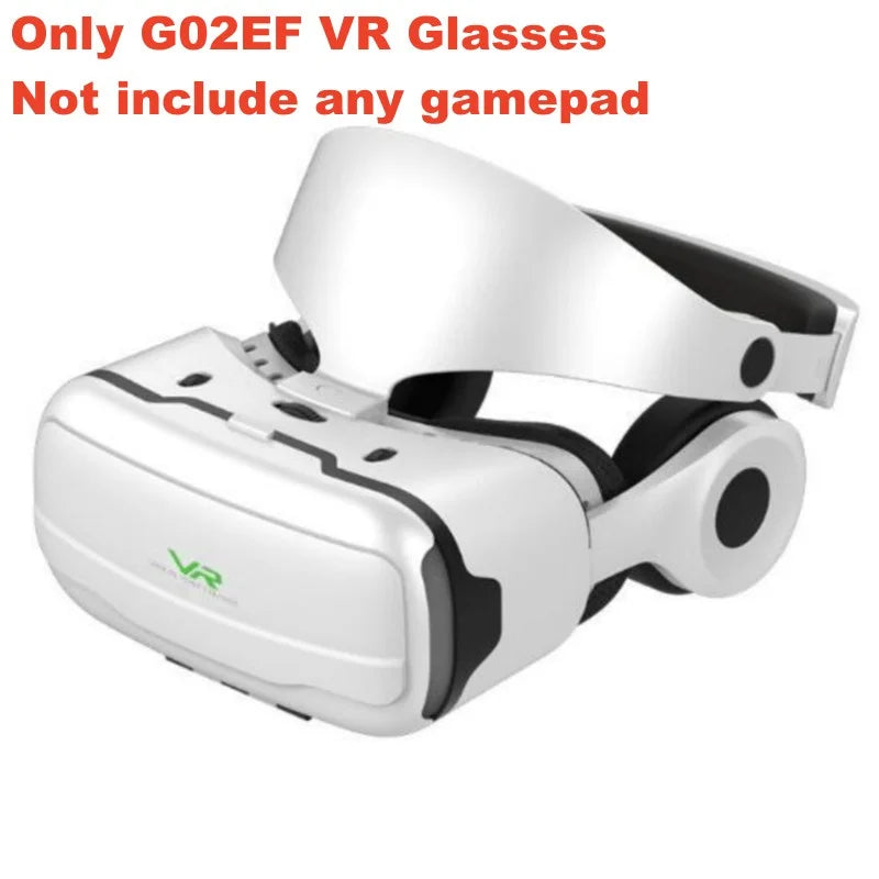 Virtual Reality VR Glasses – IMAX 3D HD Headset for IOS & Android Smartphones, Gamepad Compatible, 4.5-6.53 inch Phones, Detachable Headphones, Immersive VR Experience