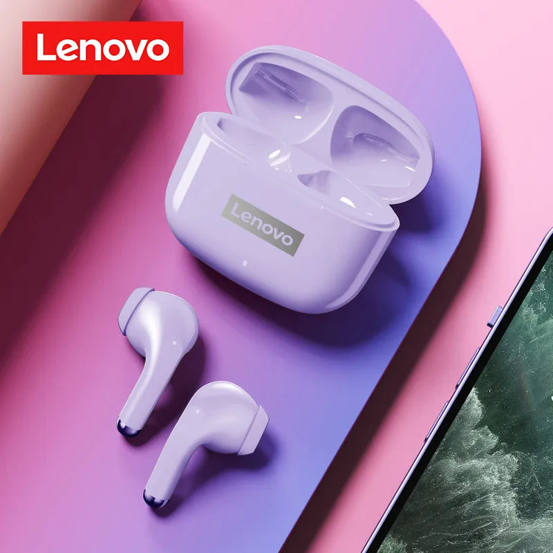 Lenovo LP40 Pro TWS Bluetooth 5.1 Quick Connect Earphones Ergonomic Design Headphones Powerful Transmission Speed Headset