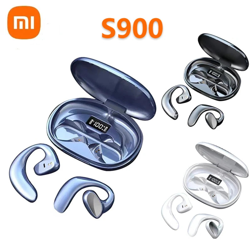 Xiaomi S900 Wireless Earphones Bone Conduction Headset with Mic Sports Hifi Stereo Earbuds Waterproof Noise Reduction Headset