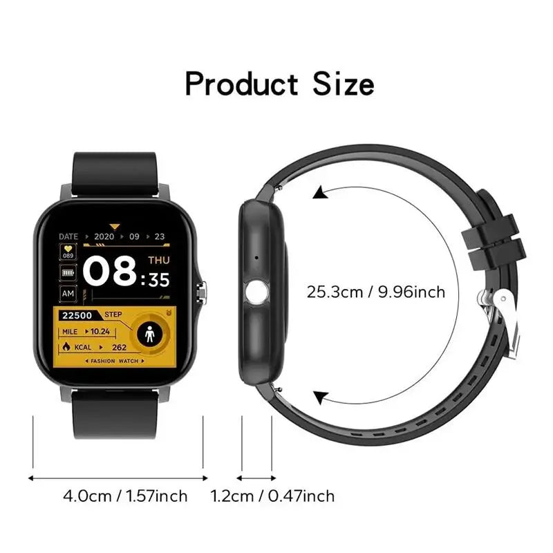 SUPMANGO 2024 Smart Watch for Android, 1.44" Color Screen, Bluetooth Calls, Blood Oxygen & Pressure Monitoring, Fitness Tracker, Waterproof, Smart Watch for Men & Women