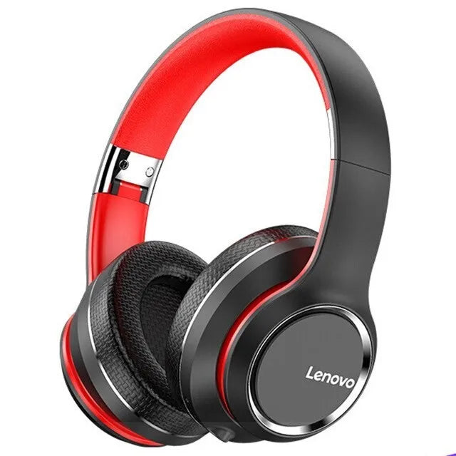 Lenovo HD200 Bluetooth Earphones – Over-Ear Foldable Wireless Headphones with Active Noise Cancellation, HIFI Stereo, and Gaming Mic