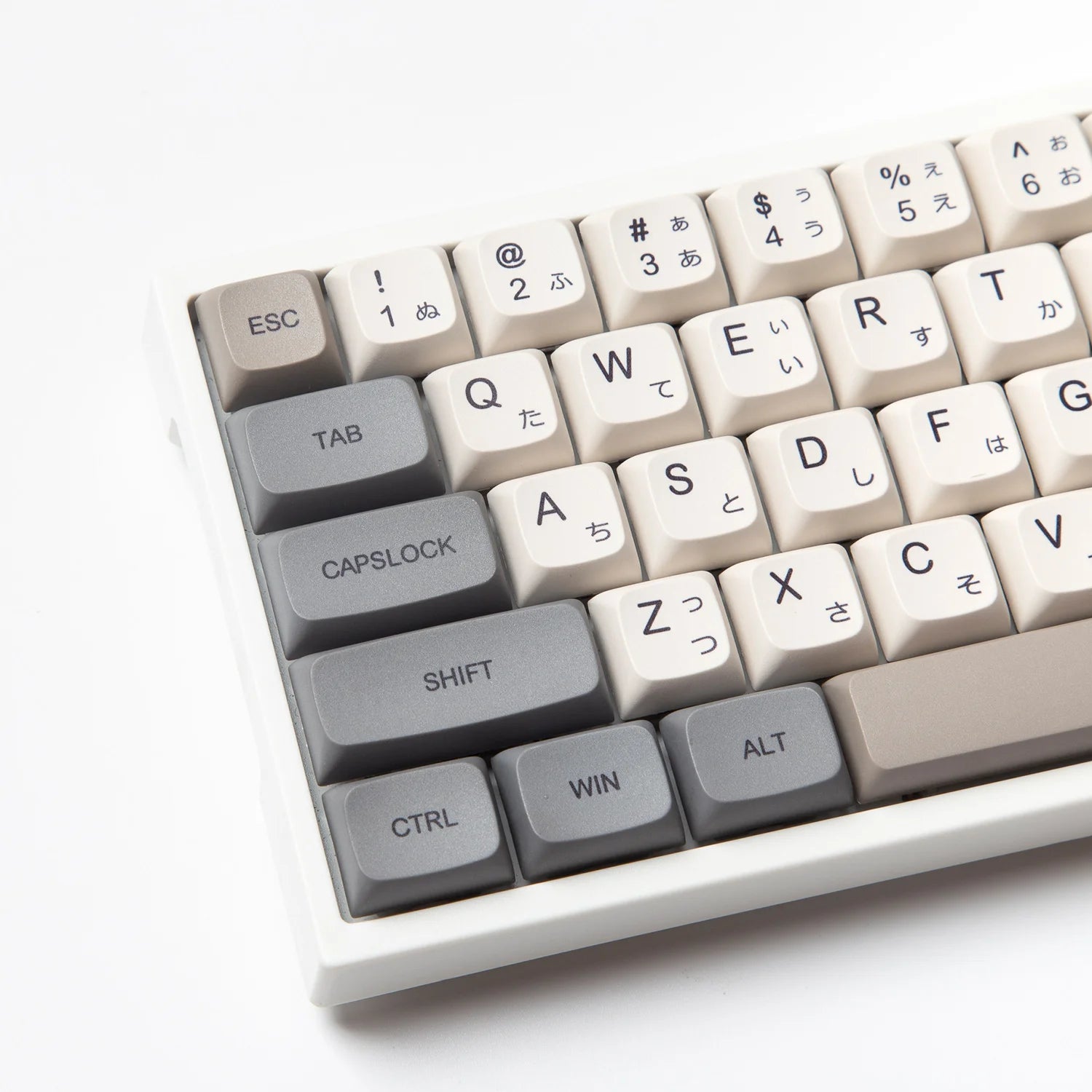 XDA Profile 120 PBT Keycap DYE-SUB Personalized Minimalist White Gray English Japanese Keycap For Mechanical Keyboard MX Switch