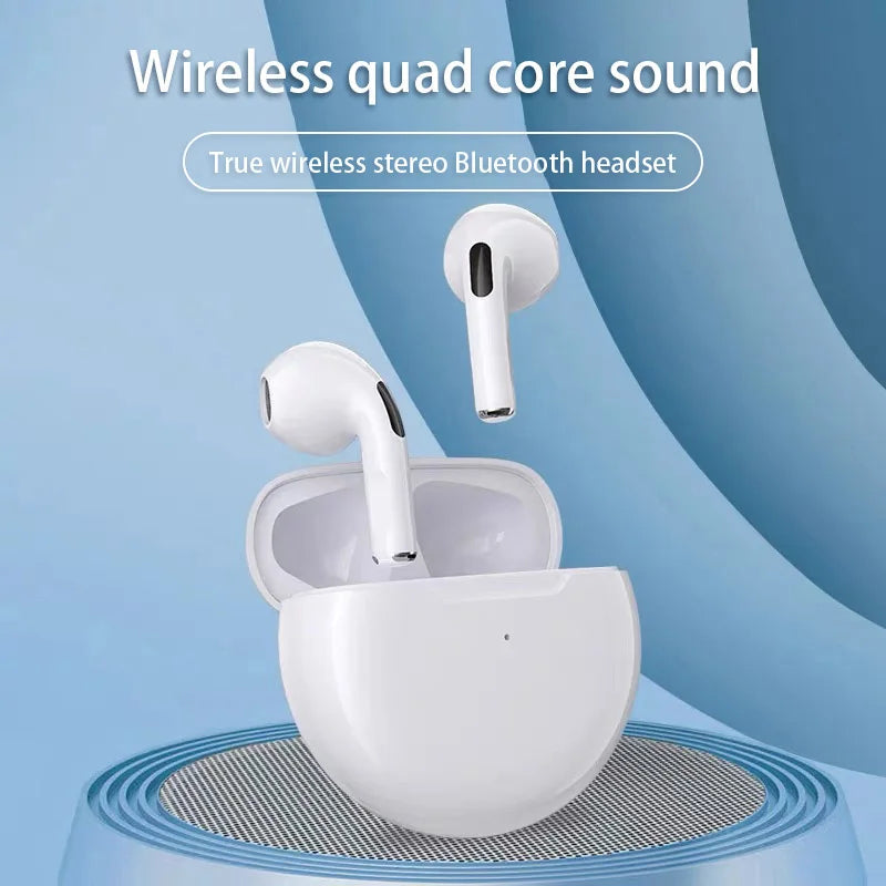 TWS Wireless Bluetooth Earbuds – In-Ear Headphones with Mic, Noise Cancelling, for iPhone & Mobile Devices