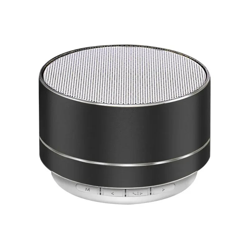 Portable Wireless Bluetooth Speaker – Mini Subwoofer with Stereo Surround Sound, Steel Cannon Design, Music Player for Home & Outdoors