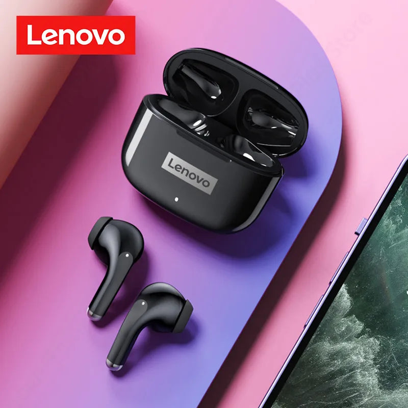 Lenovo LP40 Pro TWS Bluetooth 5.1 Quick Connect Earphones Ergonomic Design Headphones Powerful Transmission Speed Headset