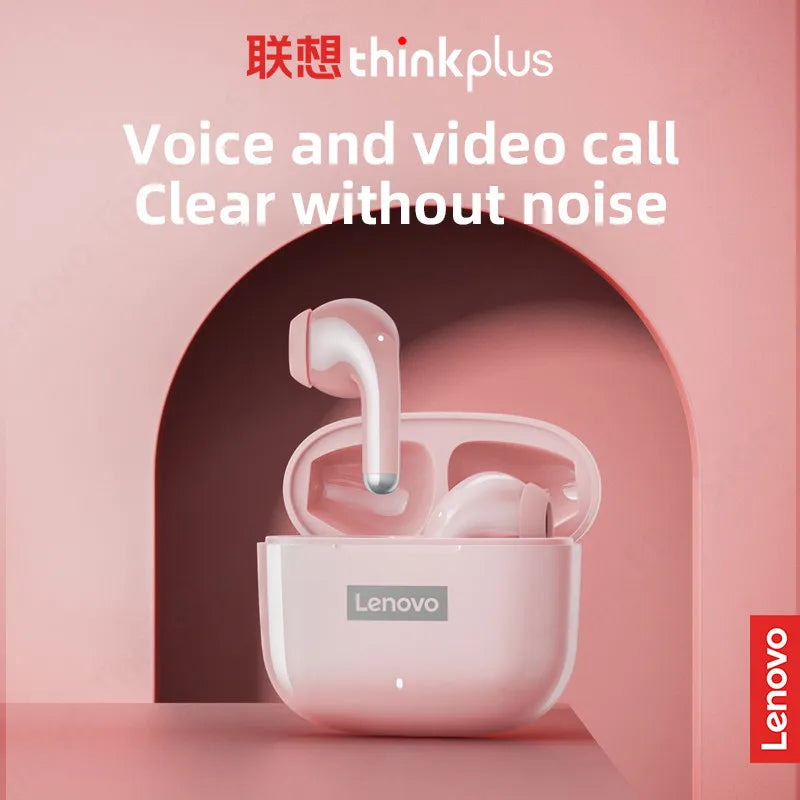 Lenovo LP40 Pro TWS Bluetooth 5.1 Quick Connect Earphones Ergonomic Design Headphones Powerful Transmission Speed Headset